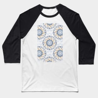 Skull Mandala Pattern Baseball T-Shirt